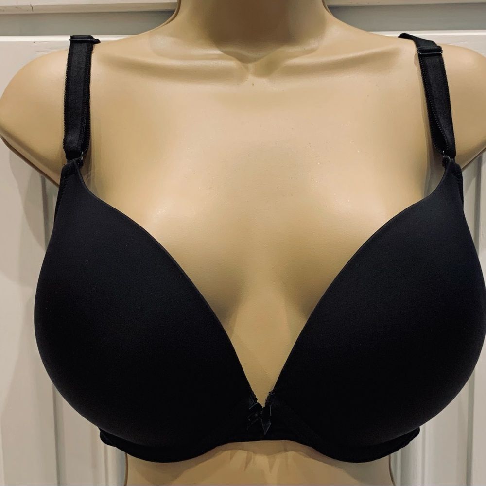 Torrid Black Padded Push-up Bra 44C
